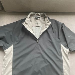 Nike Golf Storm-Fit Black and Gray Rain Jacket, Men's Size Medium